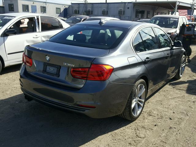 WBA8B9C32HK885032 - 2017 BMW 330 I GRAY photo 4