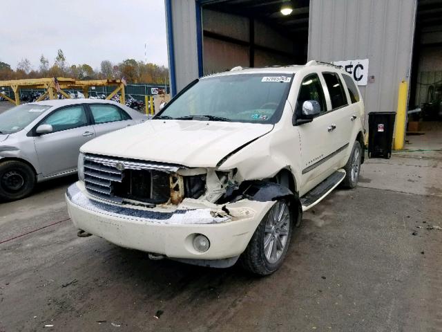 1A8HW58278F125437 - 2008 CHRYSLER ASPEN LIMI WHITE photo 2