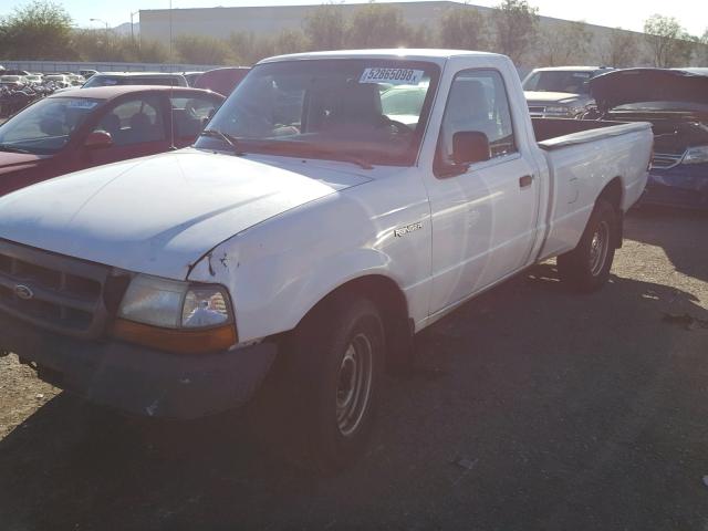 1FTYR10X6YPB05365 - 2000 FORD RANGER WHITE photo 2