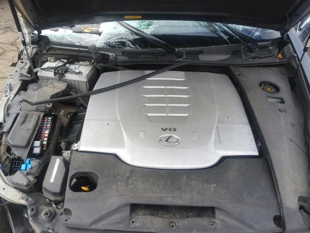 JTHBL46F875007941 - 2007 LEXUS LS 460 GRAY photo 7