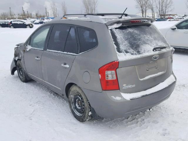 KNAHH8C61C7394112 - 2012 KIA RONDO GRAY photo 3