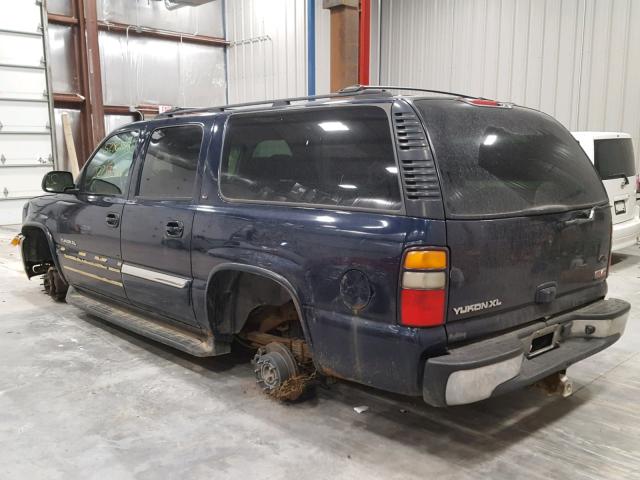 3GKGK26U04G233395 - 2004 GMC YUKON XL K BLUE photo 3