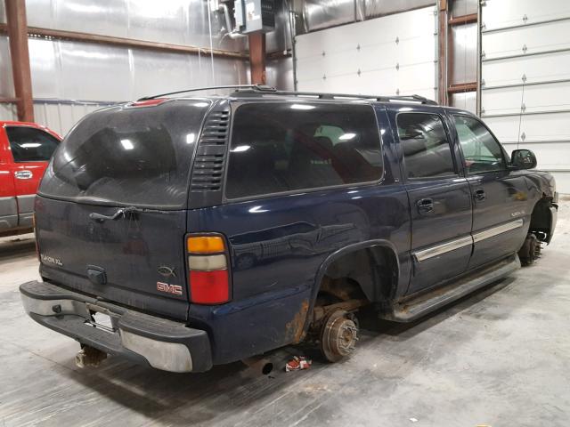 3GKGK26U04G233395 - 2004 GMC YUKON XL K BLUE photo 4