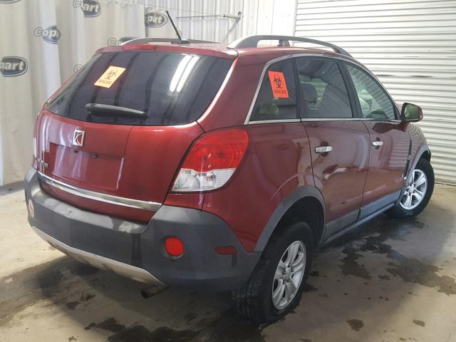 3GSCL33P98S639419 - 2008 SATURN VUE XE BURGUNDY photo 4