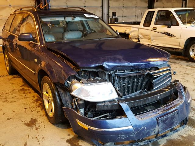 WVWWH63B94E014149 - 2004 VOLKSWAGEN PASSAT GLX BLUE photo 1