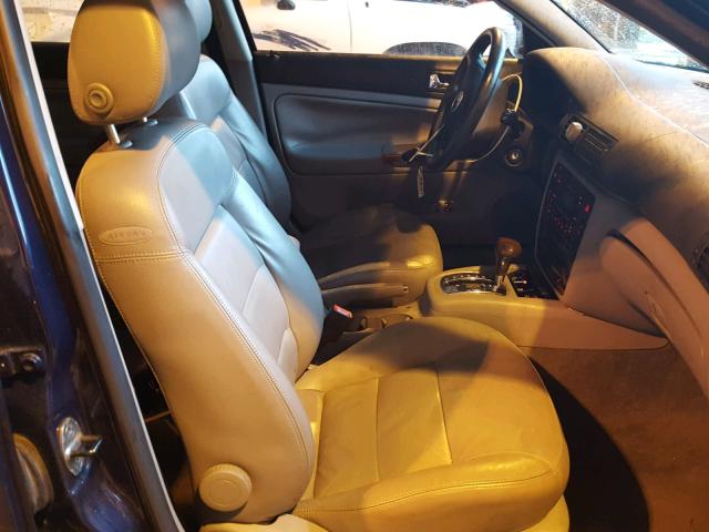 WVWWH63B94E014149 - 2004 VOLKSWAGEN PASSAT GLX BLUE photo 5