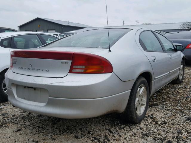 2B3HD46R04H600346 - 2004 DODGE INTREPID S SILVER photo 4