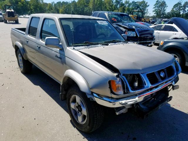 1N6ED27T5YC309640 - 2000 NISSAN FRONTIER C BEIGE photo 1