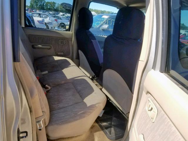 1N6ED27T5YC309640 - 2000 NISSAN FRONTIER C BEIGE photo 6