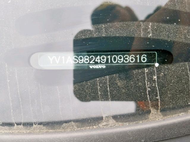 YV1AS982491093616 - 2009 VOLVO S80 3.2 TAN photo 10