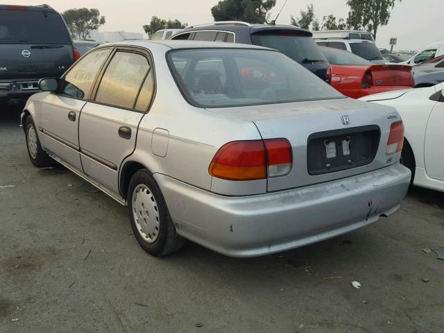 JHMEJ6626VS029172 - 1997 HONDA CIVIC DX SILVER photo 3