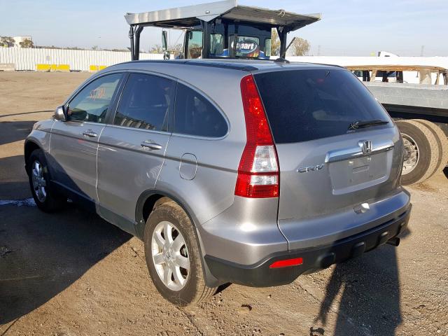 JHLRE48748C047630 - 2008 HONDA CR-V EXL GRAY photo 3