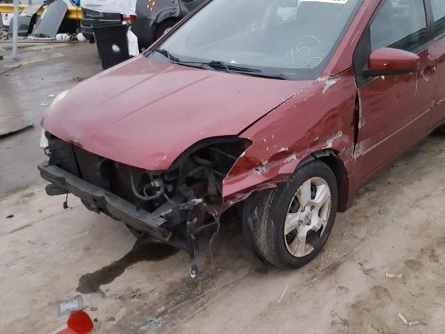 3N1AB61E58L759692 - 2008 NISSAN SENTRA 2.0 MAROON photo 9