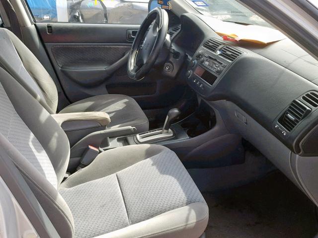 2HGES16364H548983 - 2004 HONDA CIVIC DX V SILVER photo 5