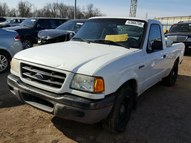 1FTYR10E23PA20286 - 2003 FORD RANGER WHITE photo 2