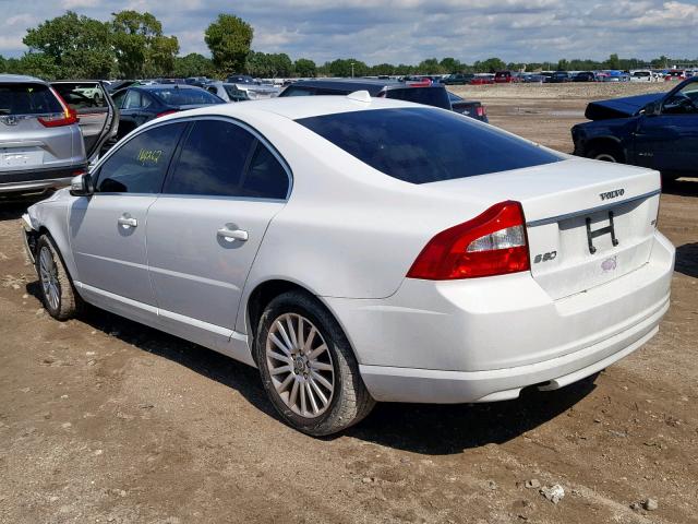 YV1AS982571021658 - 2007 VOLVO S80 3.2 WHITE photo 3