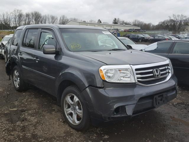 5FNYF4H77CB005566 - 2012 HONDA PILOT EXLN GRAY photo 1