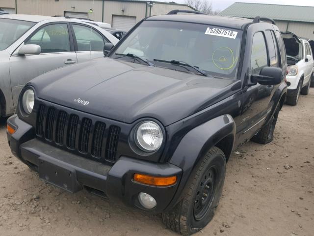 1J4GL58K04W276037 - 2004 JEEP LIBERTY LI BLACK photo 2