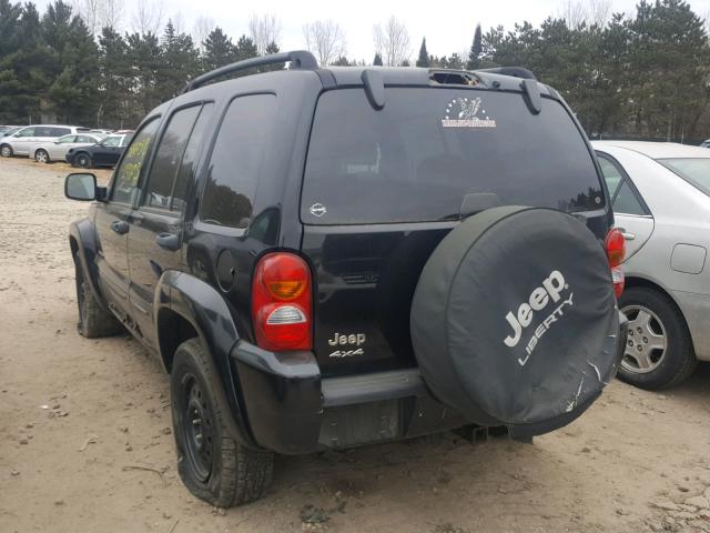 1J4GL58K04W276037 - 2004 JEEP LIBERTY LI BLACK photo 3