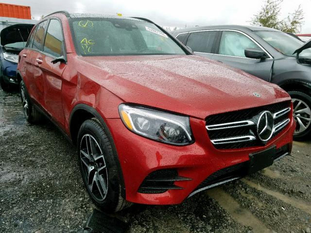 WDC0G4KB6KV158375 - 2019 MERCEDES-BENZ GLC 300 4M RED photo 1