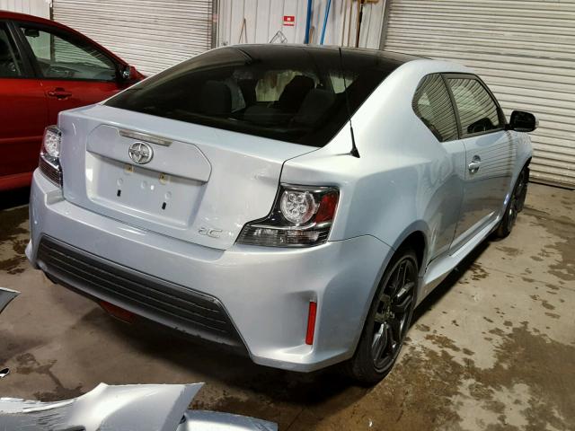 JTKJF5C78E3072541 - 2014 TOYOTA SCION TC ვერცხლისფერი ფოტო 4