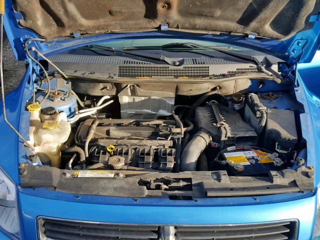 1B3HB48B28D784567 - 2008 DODGE CALIBER SX BLUE photo 7