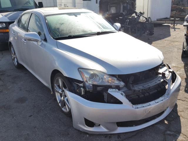 JTHBK262295102342 - 2009 LEXUS IS 250 SILVER photo 1