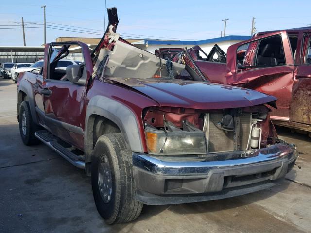 1GCDS13E678255563 - 2007 CHEVROLET COLORADO MAROON photo 1