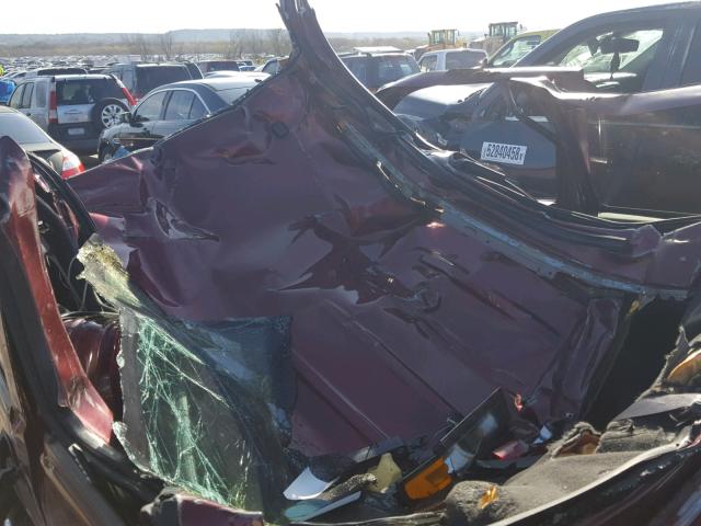 1GCDS13E678255563 - 2007 CHEVROLET COLORADO MAROON photo 10