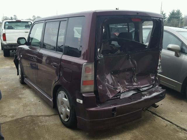 JTLKT324450218780 - 2005 TOYOTA SCION XB Бордовый фото 3