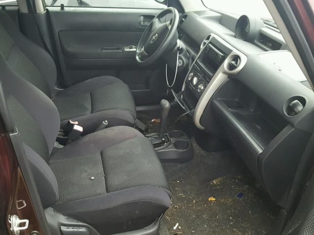 JTLKT324450218780 - 2005 TOYOTA SCION XB Бордовый фото 5