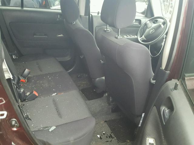 JTLKT324450218780 - 2005 TOYOTA SCION XB Бордовый фото 6