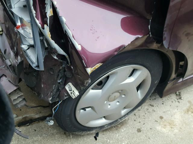 JTLKT324450218780 - 2005 TOYOTA SCION XB Бордовый фото 9