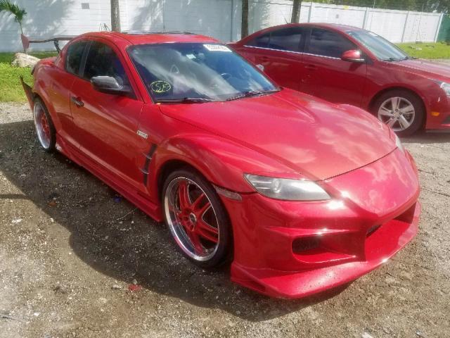 JM1FE17N140134797 - 2004 MAZDA RX8 RED photo 1