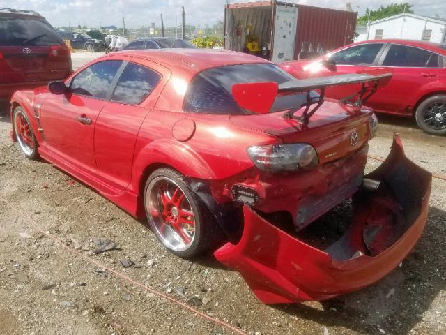 JM1FE17N140134797 - 2004 MAZDA RX8 RED photo 3