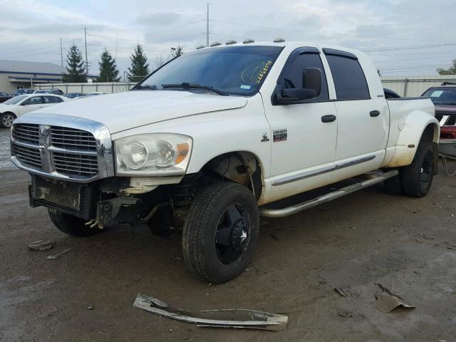 3D3MX49C37G751351 - 2007 DODGE RAM 3500 WHITE photo 2