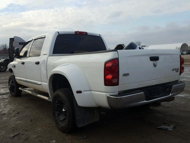 3D3MX49C37G751351 - 2007 DODGE RAM 3500 WHITE photo 3