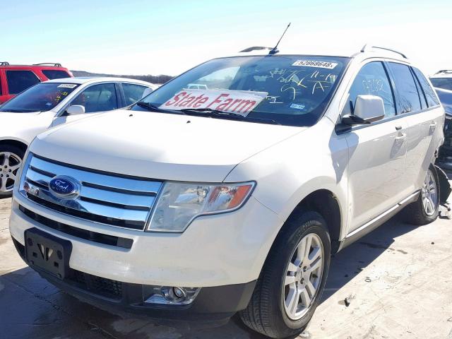 2FMDK38C07BA75281 - 2007 FORD EDGE SEL CREAM photo 2