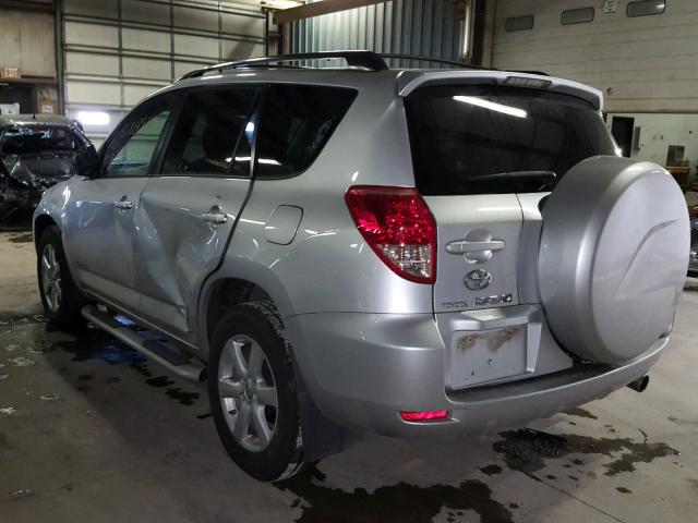 JTMBK31VX66007672 - 2006 TOYOTA RAV4 LIMIT SILVER photo 3