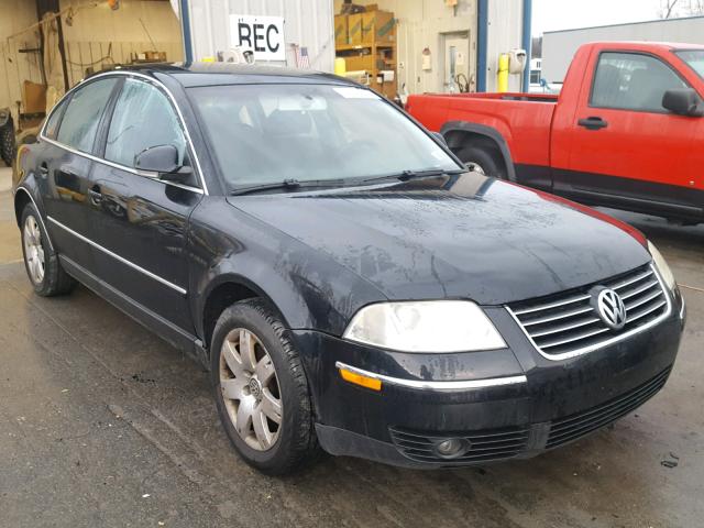 WVWAD63B35P060264 - 2005 VOLKSWAGEN PASSAT GLS BLACK photo 1