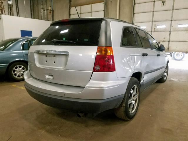 2A8GM48L97R326445 - 2007 CHRYSLER PACIFICA SILVER photo 4