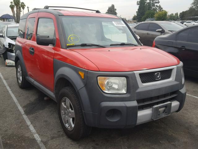 5J6YH28625L011873 - 2005 HONDA ELEMENT EX RED photo 1