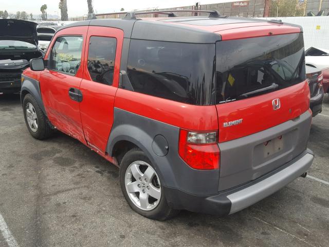 5J6YH28625L011873 - 2005 HONDA ELEMENT EX RED photo 3