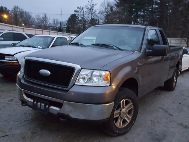 1FTRX14W37FA85883 - 2007 FORD F150 GRAY photo 2