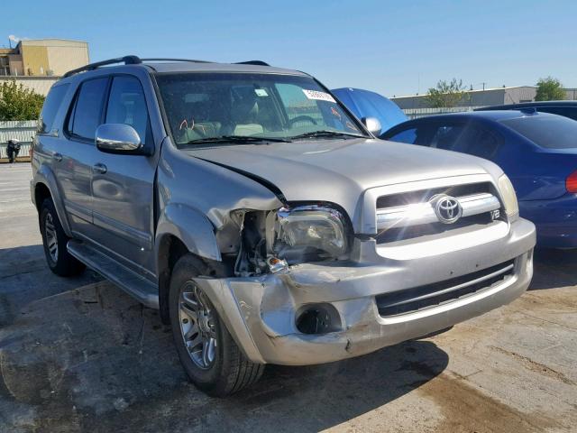 5TDZT38AX7S295175 - 2007 TOYOTA SEQUOIA LI SILVER photo 1