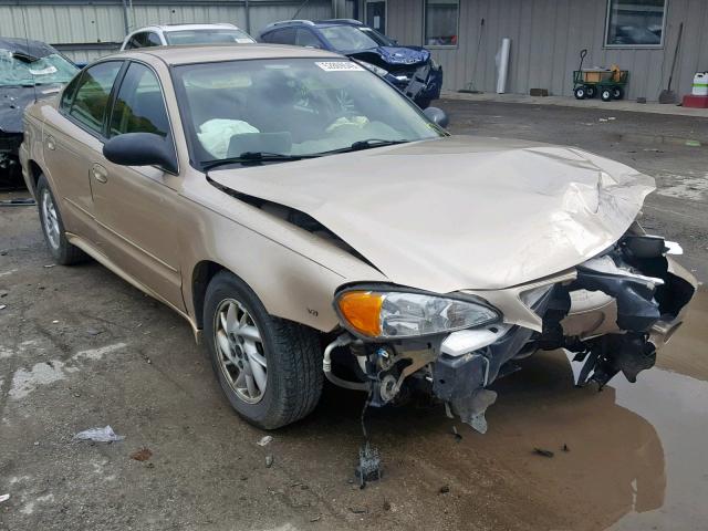 1G2NF52E44C254930 - 2004 PONTIAC GRAND AM S GOLD photo 1