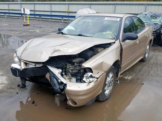 1G2NF52E44C254930 - 2004 PONTIAC GRAND AM S GOLD photo 2