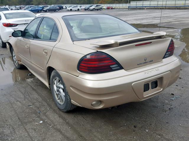 1G2NF52E44C254930 - 2004 PONTIAC GRAND AM S GOLD photo 3