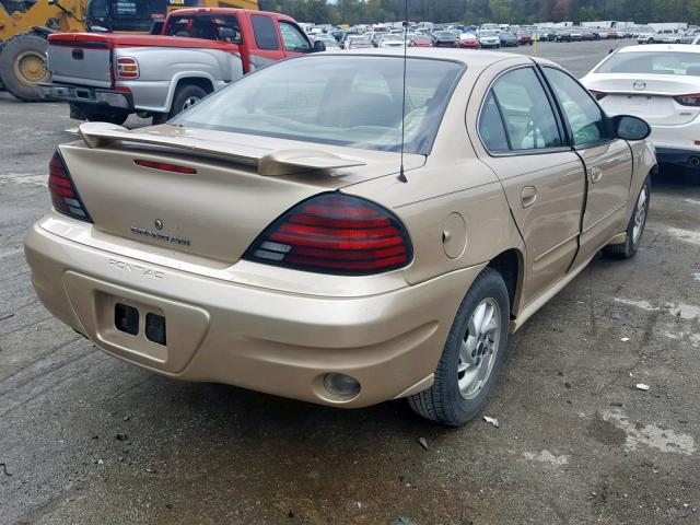 1G2NF52E44C254930 - 2004 PONTIAC GRAND AM S GOLD photo 4