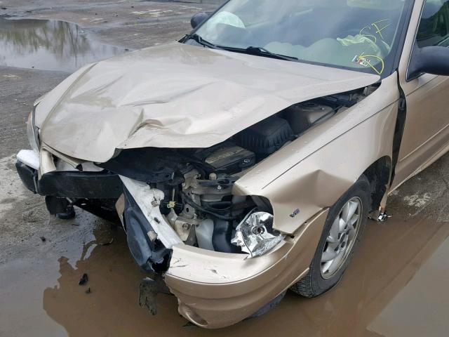 1G2NF52E44C254930 - 2004 PONTIAC GRAND AM S GOLD photo 9